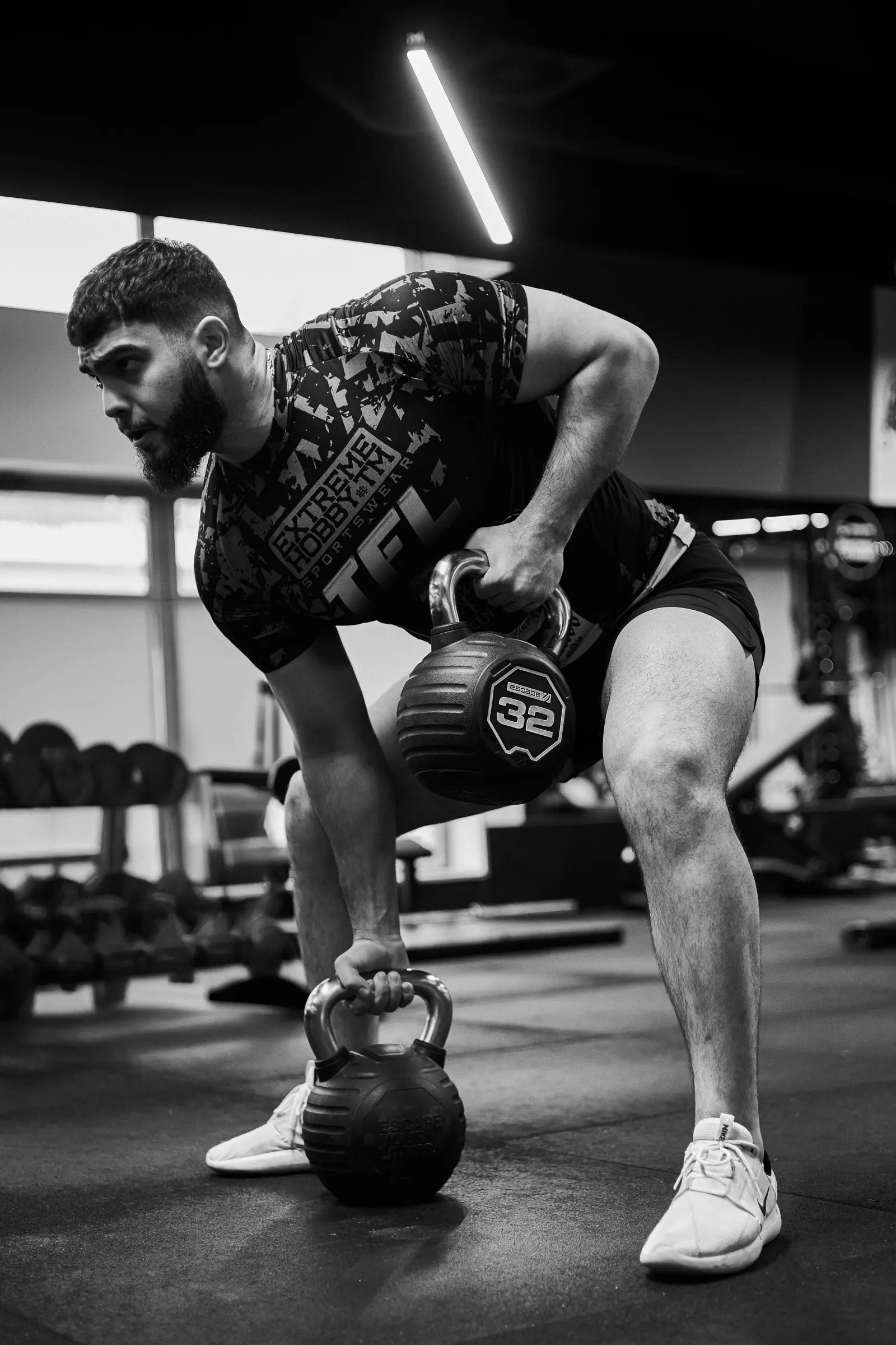 Treningi personalne — trening siłowy z kettlebell